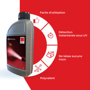 solution de traçage UV COLOR rouge