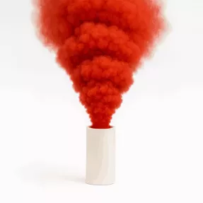 Cartouche fumigène rouge | 180s de fumée intense