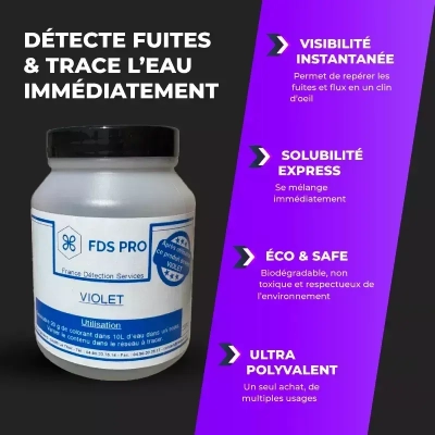 Colorant de tracage violet fluorescéine